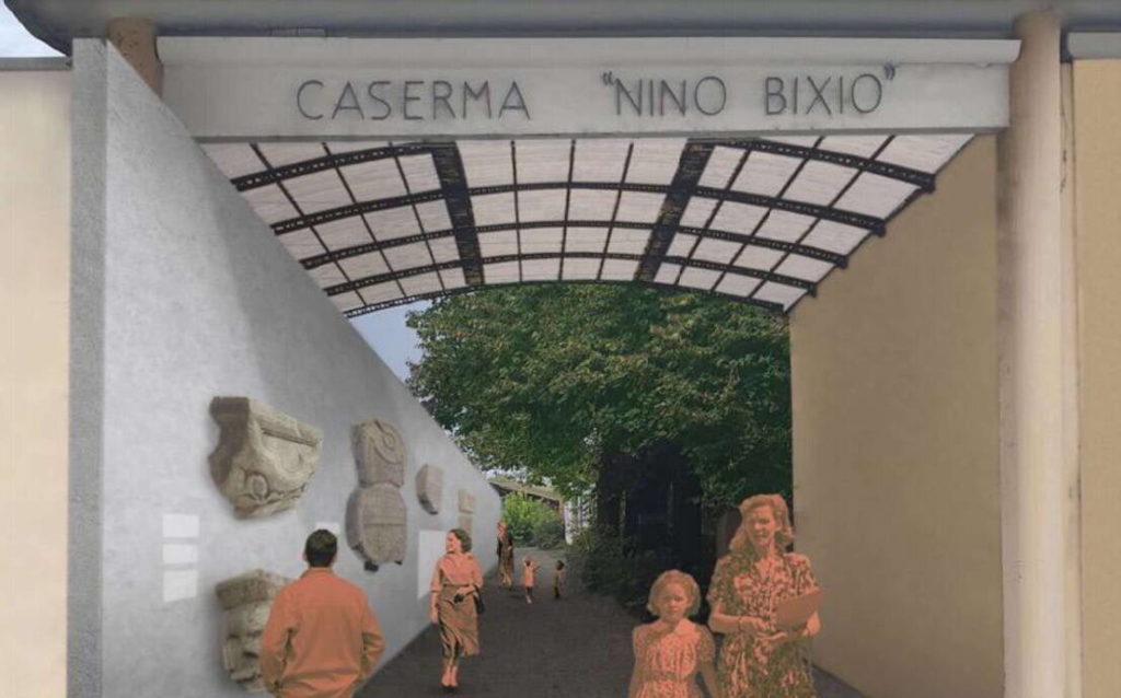 Ingresso da Caserma Nino Bixio