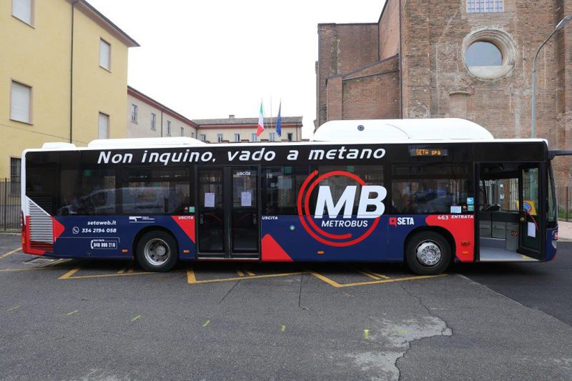 Autobus a metano nuova linea Metrobus